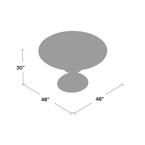 Greyleigh™ Acklin Solid Wood Pedestal Dining Table & Reviews Wayfair